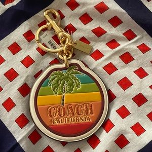Coach California keychain
